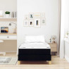 Cama tipo Box Spring Negro. Marrón 90 x 200 cm 5