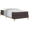 Cama tipo Box Spring Marrón 90 x 200 cm 3