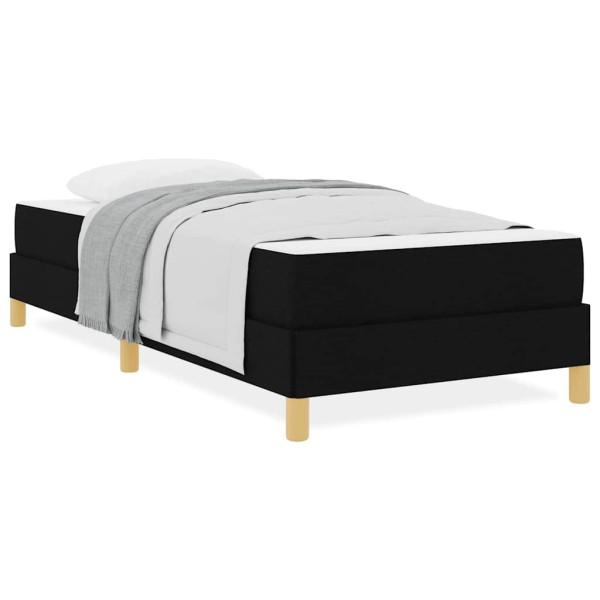 Cama tipo Box Spring Negro. Marrón 100 x 200 cm M 4