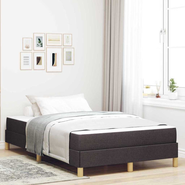 Cama tipo Box Spring Marrón 120 x 200 cm D