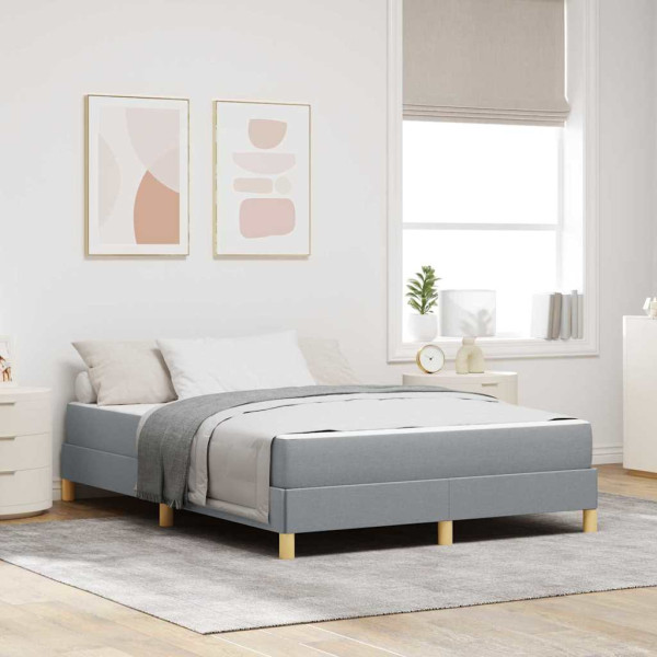 Cama tipo Box Spring Taupe. Marrón 160 x 200 cm D