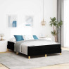 Cama tipo Box Spring Negro. Marrón 160 x 200 cm 1