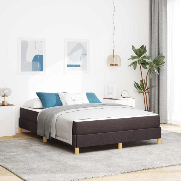 Cama tipo Box Spring Marrón 160 x 200 cm D
