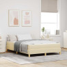 Cama Box Creme. Marrom 160 x 200 cm 1