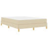 Cama Box Creme. Marrom 160 x 200 cm 2