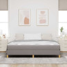 Cama tipo Box Spring Taupe. Marrón 180 x 200 cm 5