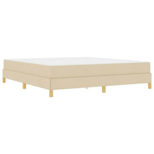 Cama Box Creme. Marrom 180 x 200 cm H