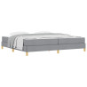 Cama tipo Box Spring Taupe. Marrón 200 x 200 cm 3