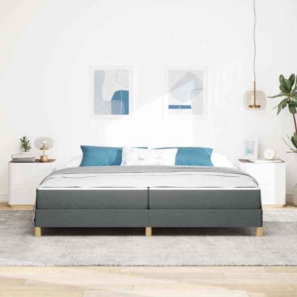 Cama tipo Box Spring Taupe. Marrón 200 x 200 cm M 5