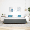 Cama tipo Box Spring Taupe. Marrón 200 x 200 cm 5