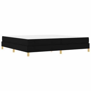 Cama Box Preto. Marrom 200 x 200 cm H