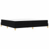 Cama tipo Box Spring Negro. Marrón 200 x 200 cm 2