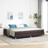 Cama tipo Box Spring Marrón 200 x 200 cm 1