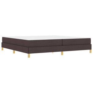 Cama tipo Box Spring Marrón 200 x 200 cm H