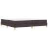 Cama tipo Box Spring Marrón 200 x 200 cm 2