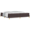 Cama tipo Box Spring Marrón 200 x 200 cm 4