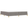 Cama tipo Box Spring Taupe. Marrón 200 x 200 cm 2