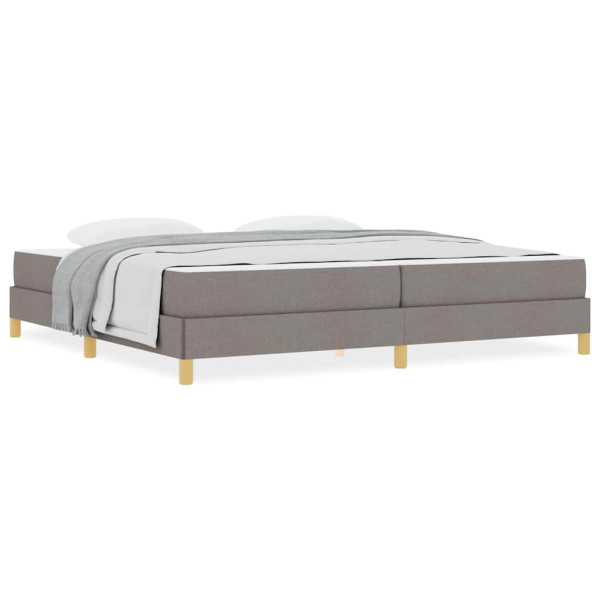 Cama tipo Box Spring Taupe. Marrón 200 x 200 cm M 4