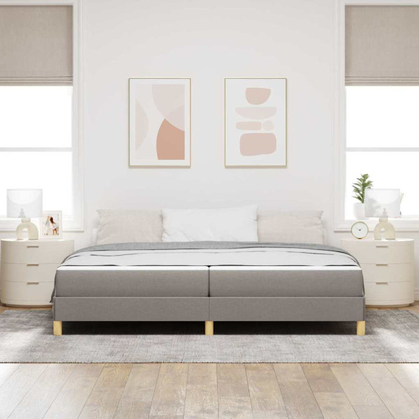 Cama Box Taupe. Marrom 200 x 200 cm M 5