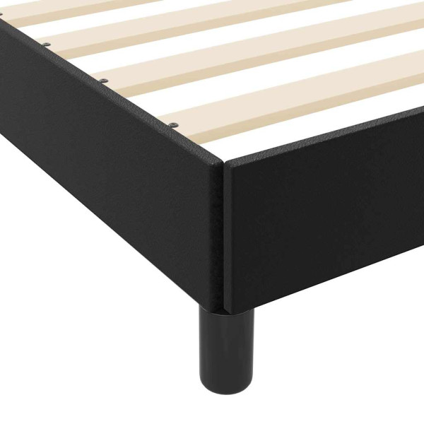 Cama Outros Preto 90 x 200 cm Couro sintético M 4