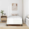 Cama Outros Branco Puro 100 x 200 cm Couro sintético 5