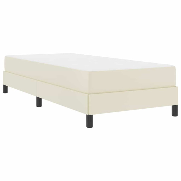 Cama Outros Creme 100 x 200 cm Couro sintético M 2