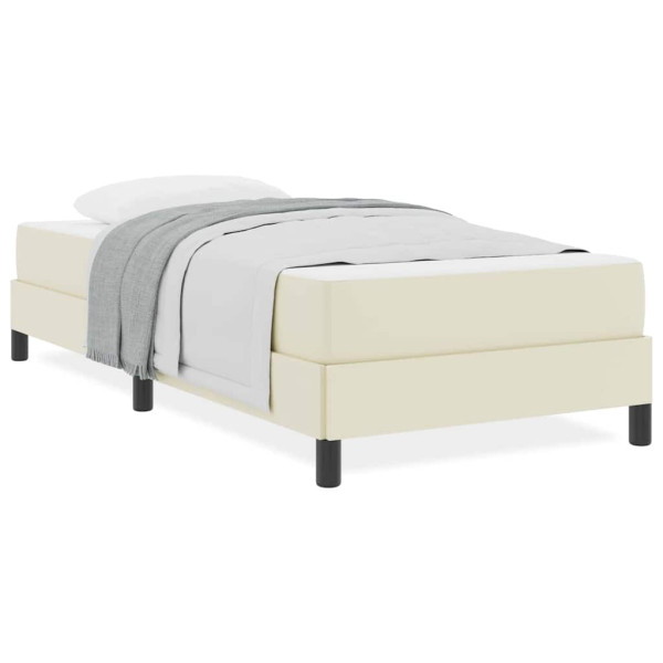 Cama Otro Crema 100 x 200 cm Cuero sintético M 4