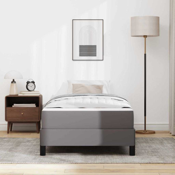 Cama Outros Cinzeto 100 x 200 cm Couro sintético M 5