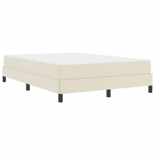 Cama Otro Crema 140 x 190 cm Cuero sintético M 2