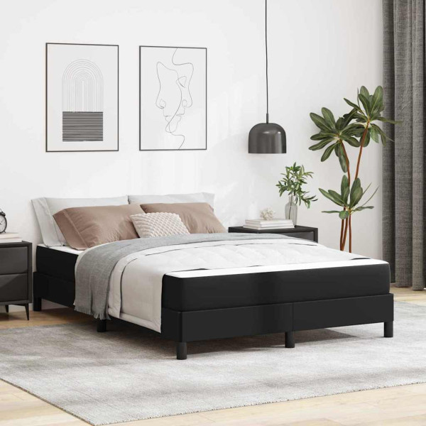 Cama Otro Negro 140 x 200 cm Cuero sintético D