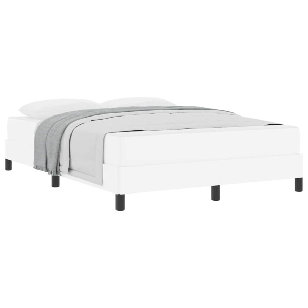 Cama Outros Branco Puro 140 x 200 cm Couro sintético M 3