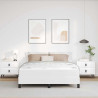 Cama Otro Blanco puro 160 x 200 cm Cuero sintético 5