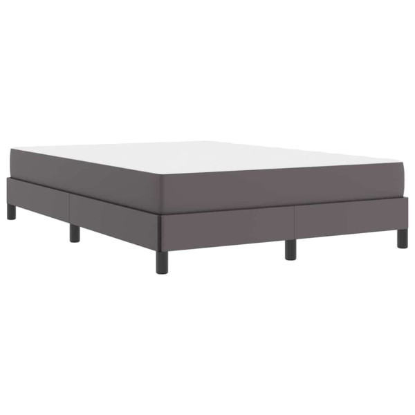 Cama Outros Cinzeto 160 x 200 cm Couro sintético M 2
