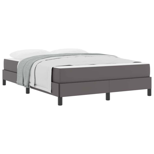Cama Outros Cinzeto 160 x 200 cm Couro sintético M 3