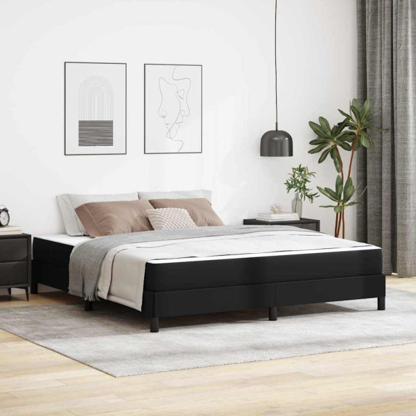 Cama Otro Negro 180 x 200 cm Cuero sintético D