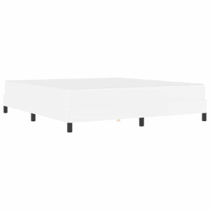 Cama Outros Branco Puro 180 x 200 cm Couro sintético H
