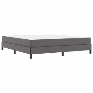 Cama Outros Cinzeto 180 x 200 cm Couro sintético H