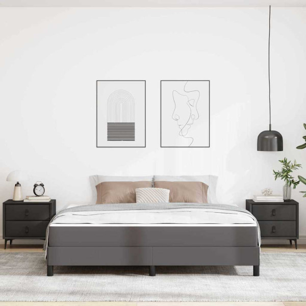Cama Outros Cinzeto 180 x 200 cm Couro sintético M 5