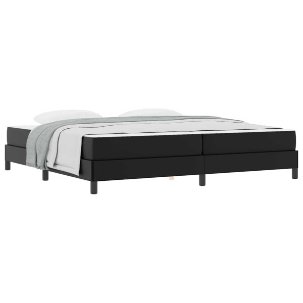 Cama Outros Preto 200 x 200 cm Couro sintético M 3