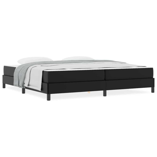Cama Otro Negro 200 x 200 cm Cuero sintético M 4