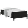 Cama box spring con colchón Negro 100 x 200 cm Terciopelo 3