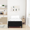 Cama box spring con colchón Negro 100 x 200 cm Terciopelo 5