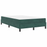 Cama box spring com colchão Verde Escuro 120 x 190 cm Veludo 2