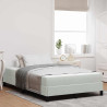 Cama box spring com colchão Cinzento-claro 120 x 200 cm Veludo 1