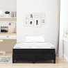 Cama box spring com colchão Preto 120 x 200 cm Veludo 5