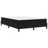 Cama box spring con colchón Negro 160 x 200 cm Terciopelo 2