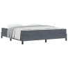 Cama box spring con colchón Gris oscuro 180 x 200 cm Terciopelo 3