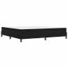 Cama box spring com colchão Preto 200 x 200 cm Veludo 2