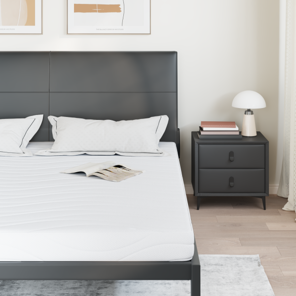 Colchones Blanco 200 x 200 cm Tela de poliéster 100% M 3