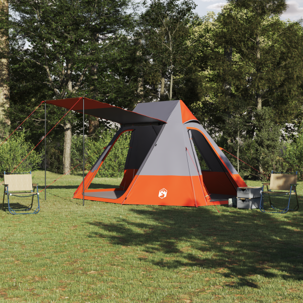 Tienda Gris y naranja 482 x 360 x 227 cm D